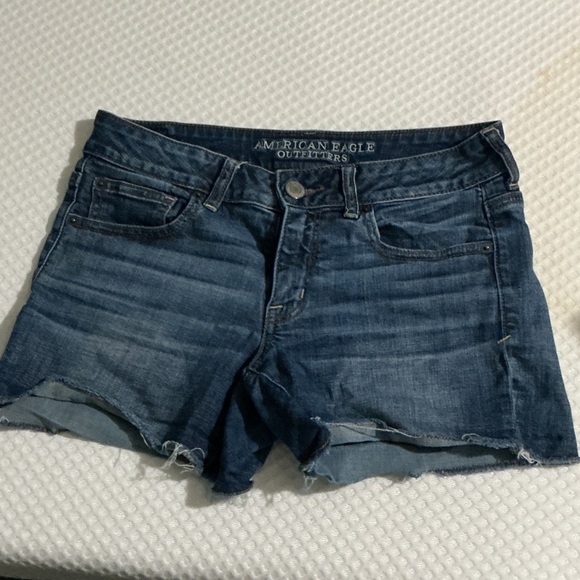 American Eagle Outfitters Pants - American Eagle Outfitters Dark Blue Jean Shorts